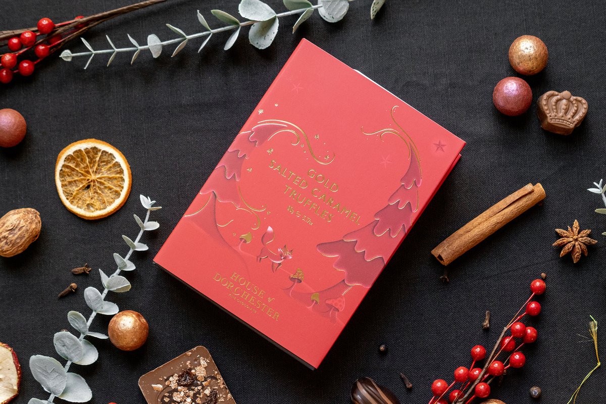 Delight with our Sparkling Gold Salted Caramel Truffles this Christmas. These decadent salted truffles are covered in a sparkly gold coating for an added bit of magic this Christmas.

Available online at houseofdorchester.com.