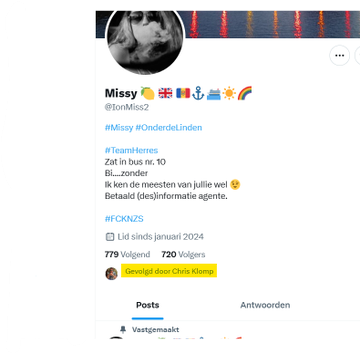 weg_met's tweet photo. Klomp-4Luik

Vanmiddag: account wordt belaagd.
Ik herken direct een aantal belagers:
roedelgewijs aanvallen, blijkbaar hun modus operandi.

Vervolgens richt de gezamenlijke roedel zich tegen mij.

Wie aandacht wil, kan dat krijgen.....
Wat valt op? En nee, dit is GEEN toeval! https://t.co/v13851gOCi