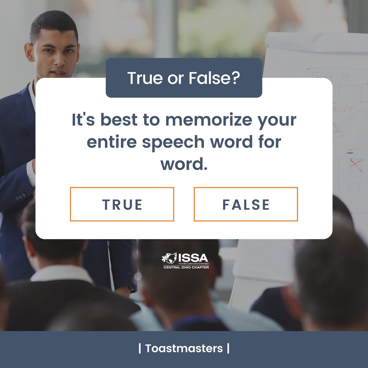 Looking to enhance your public speaking abilities? Join the COISSA Toastmasters group and take the next step in your professional growth!

ow.ly/OKCT50TWu1p