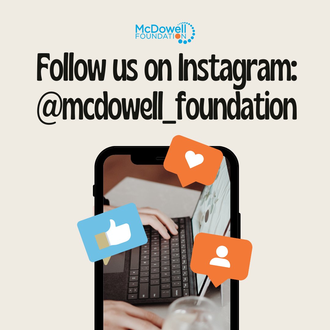 Did you know that the McDowell Foundation has an Instagram? Be sure to follow us to stay up to date with everything going on at the Foundation! 😀 instagram.com/mcdowell_found…