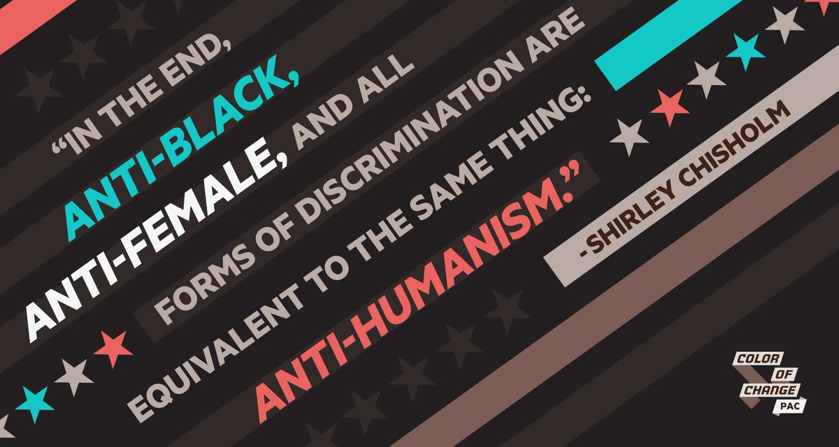 votingwhileblk's tweet image. #ShirleyChisholm paved the way for generations after her to build Black political power.

Today, the #VotingWhileBlack movement exercises that power to vote for justice and elect Kamala Harris into the White House.

Get ready to vote this #ElectionDay at votingwhileblack.civicengine.com.