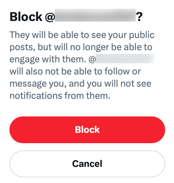 ffg's tweet image. So the full neutering of block on this hellsite has finally been implemented, and I’m 100% sure the timing was coincidental.