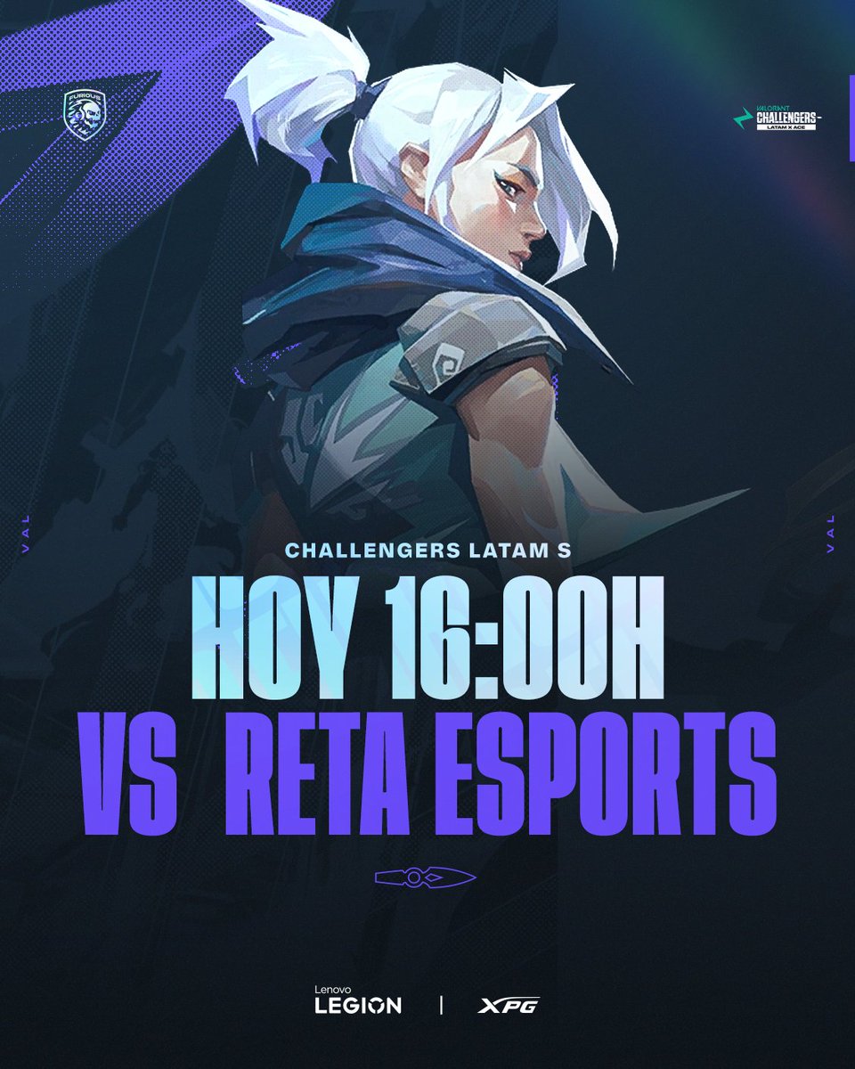 Furious Gaming (@furiousgamingla) on Twitter photo Vamos por el pase a la Gran Final
π <a href="/retaesports/">RETA Esports</a>
β° 16PM π¦π·π¨π±
πΊ twitch.tv/valorant_la Vamos por el pase a la Gran Final
π <a href="/retaesports/">RETA Esports</a>
β° 16PM π¦π·π¨π±
πΊ twitch.tv/valorant_la