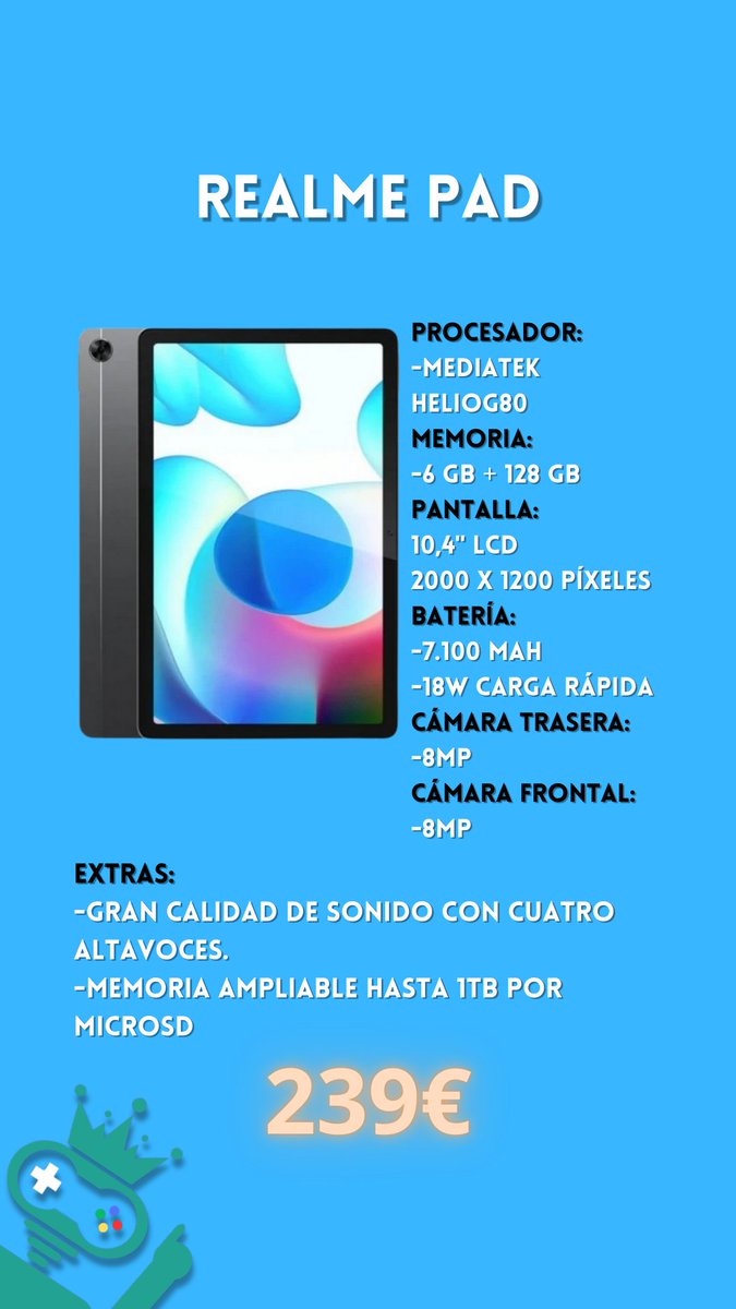 TechParaDummies's tweet photo. 📱💥 5 Tablets Recomendadas Calidad-Precio 🚀 Si buscas rendimiento sin gastar de más, estas tablets ofrecen justo lo que necesitas. ¡Echa un vistazo a nuestras opciones destacadas! https://t.co/sXGvAtCiY2