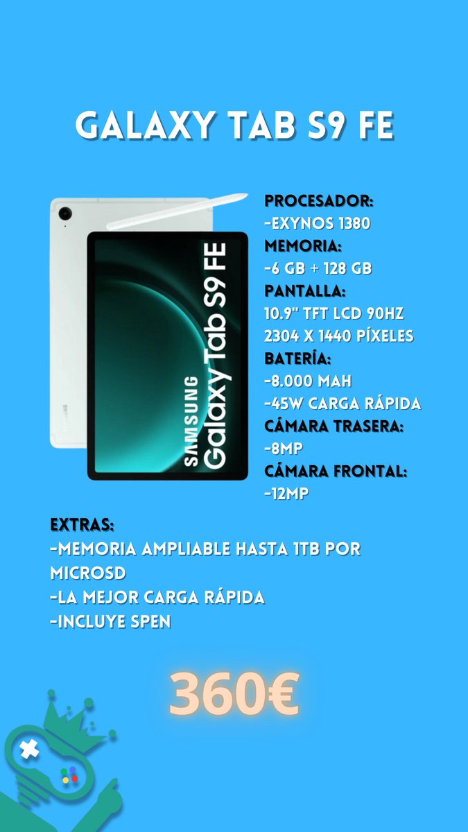 TechParaDummies's tweet photo. 📱💥 5 Tablets Recomendadas Calidad-Precio 🚀 Si buscas rendimiento sin gastar de más, estas tablets ofrecen justo lo que necesitas. ¡Echa un vistazo a nuestras opciones destacadas! https://t.co/sXGvAtCiY2