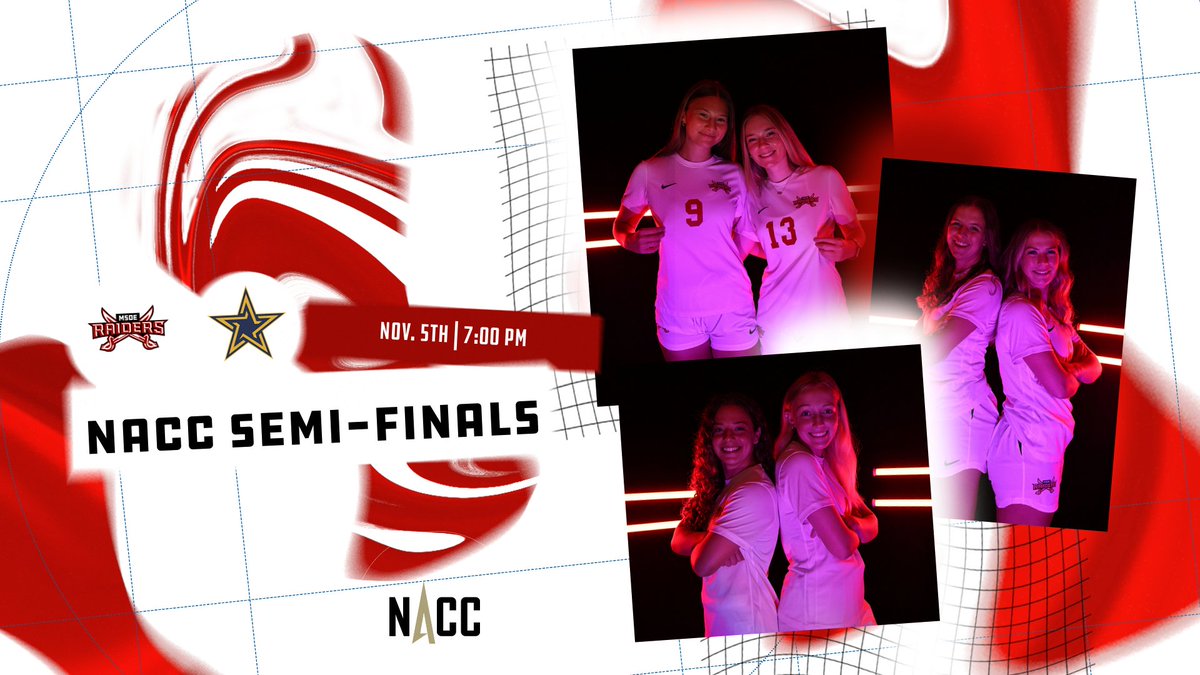 MSOE_Raiders's tweet photo. 🚨 𝓝𝓐𝓒𝓒 𝓢𝓮𝓶𝓲-𝓕𝓲𝓷𝓪𝓵𝓼🚨
⚽️ @MSOEWSoc vs Dominican
⏰7:00 PM
📍Viets Field
📺:https://t.co/zzZFbFtUed
📊:https://t.co/HwqbBNnv77

#TheRaiderWay #d3soc https://t.co/LRfLrKFpL6