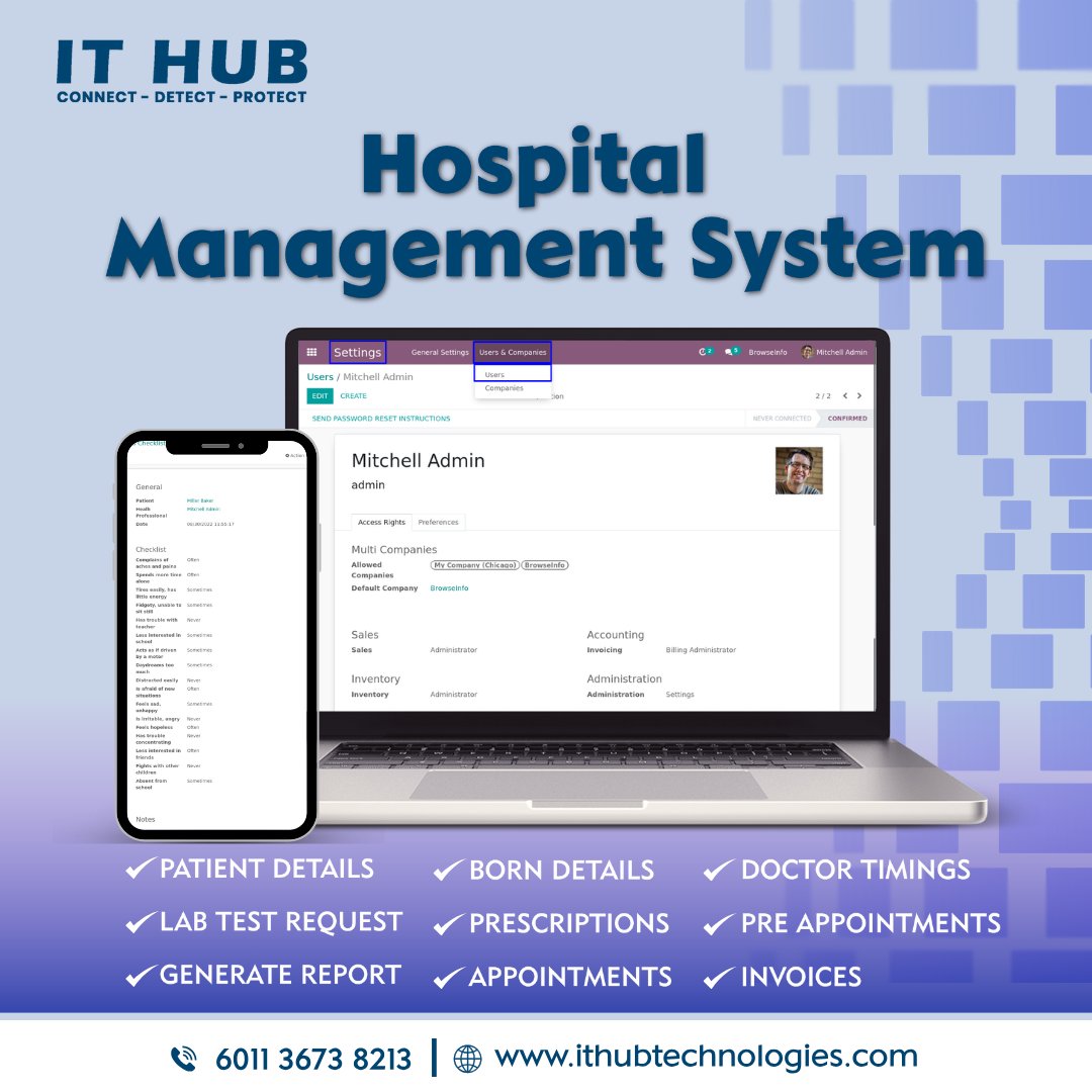 ITHubTech615's tweet image. Revolutionize healthcare management with our powerful Hospital ERP solution. 
#itinfrastructuredevelopment #itinfrastructure #ITCompanyKL #ITCompanyMalaysia #itsolutions #HospitalERP #HealthcareSolutions #HealthTech #PatientCare #HospitalManagement #ITSolutions