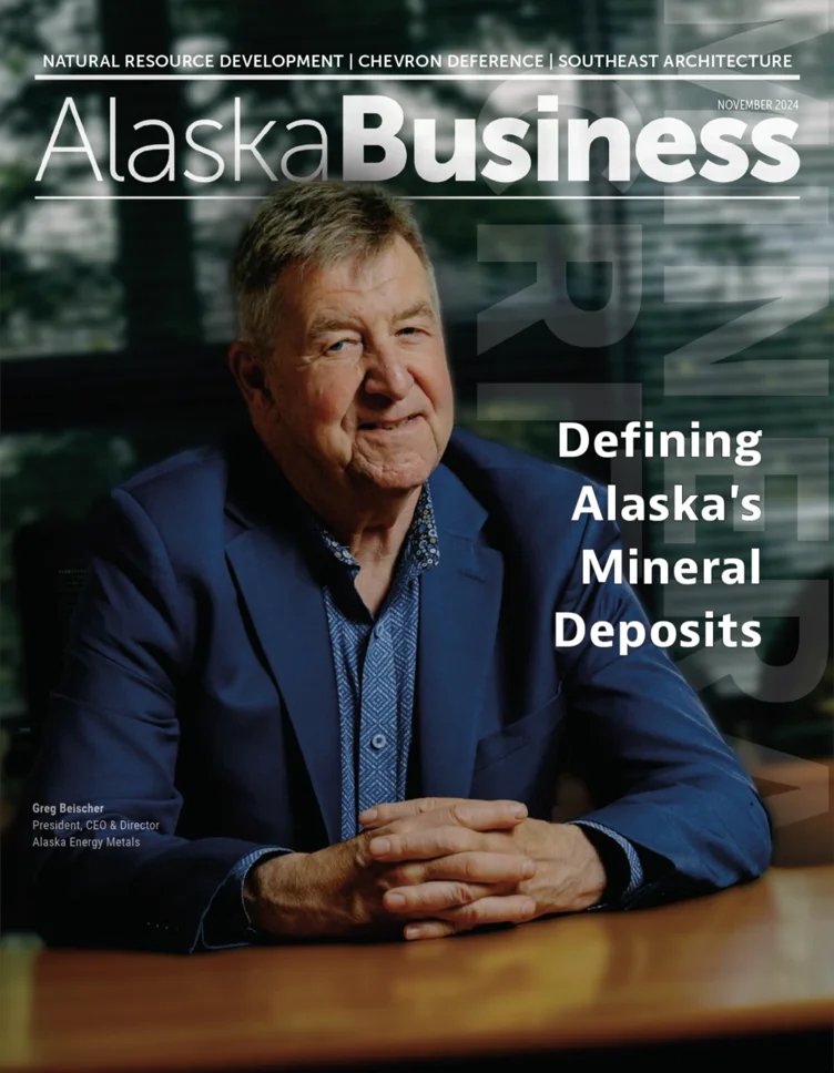 In case you missed it! 

AEMC CEO Greg Beischer featured on the cover of Alaska Business Magazine. Read more: bit.ly/4epk744

#Alaska #Exploration #Mining #Investors
