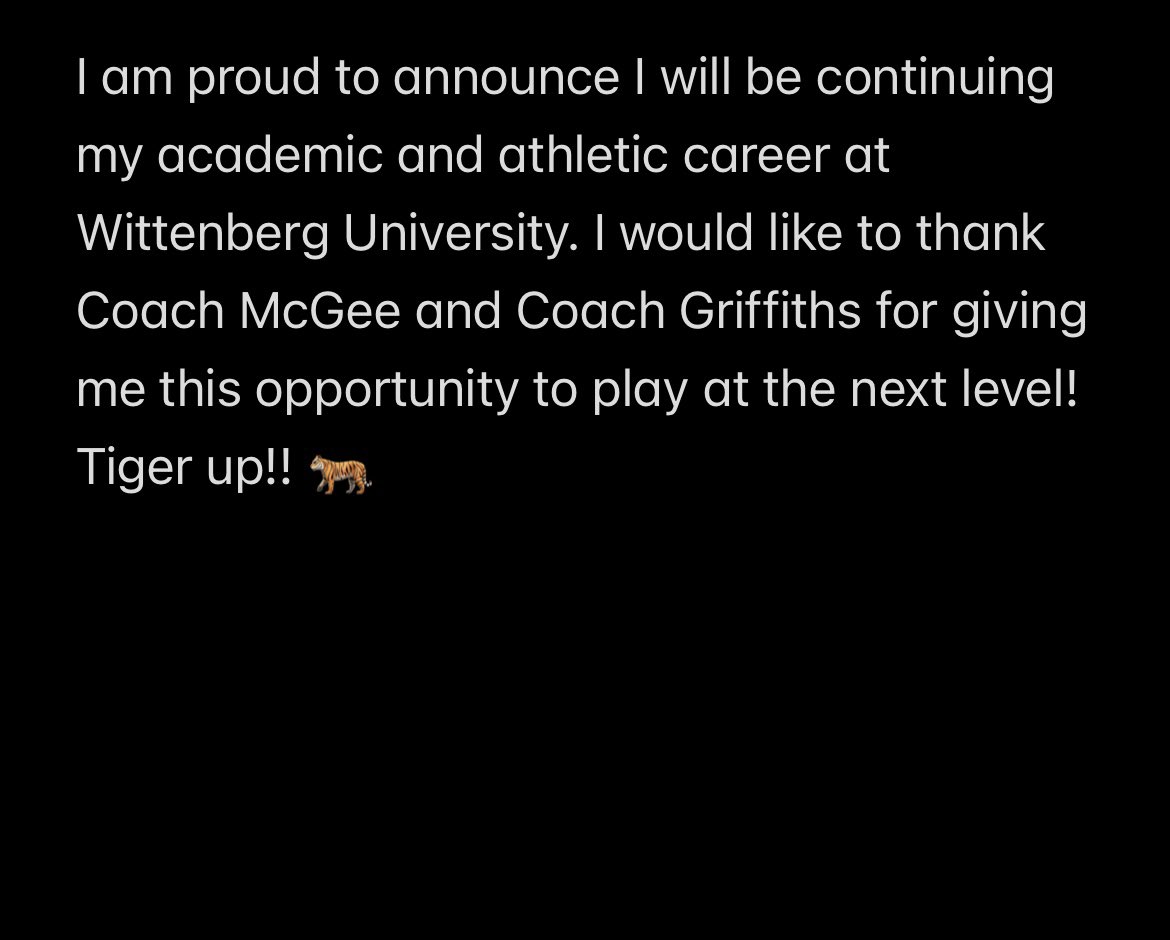 COMMITTED‼️
<a href="/PburgBaseball11/">Jacket Baseball</a> <a href="/wittbaseball/">Wittenberg University Baseball</a> <a href="/CoachGriff24/">Mitchell Griffiths</a> <a href="/CoachMcGee11/">Brian McGee</a>