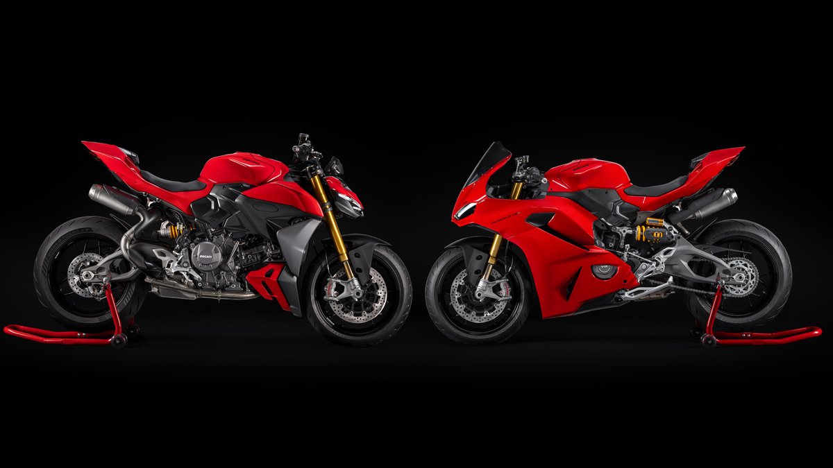 Presenting two brand new masterpieces from Ducati crafted to fully take advantage of Ducati’s latest and lightest V2 engine ever.
1️⃣ The New Panigale V2
2️⃣ The New Streetfighter V2

click here - ducat.it/DWP2025

#Ducati