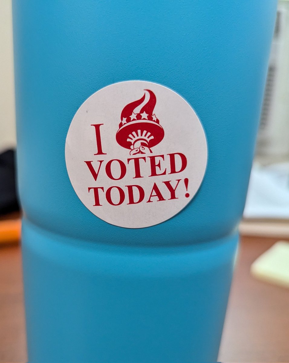 I voted today, how about you?