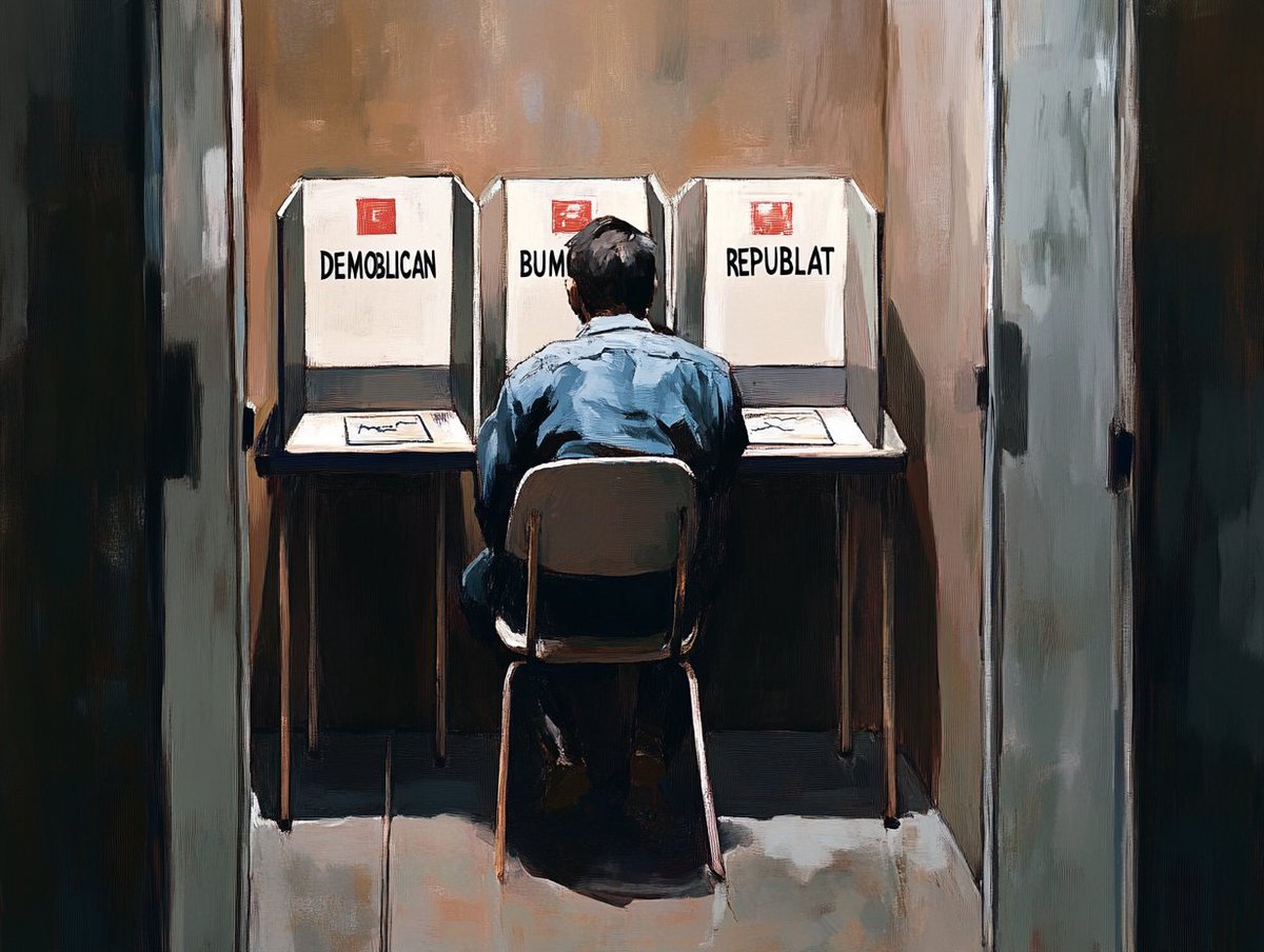 whether you're voting republat or demoblican, just have fun out there today