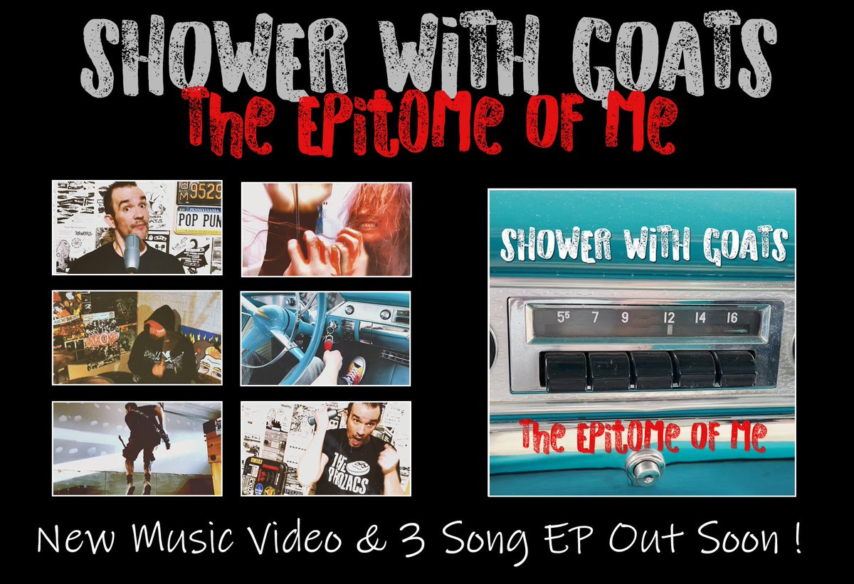 ShowerWithGoats's tweet image. Video will be live on YouTube and EP will be available on all streaming platforms &amp;amp; Bandcamp Tuesday November 12th at midnight EST! #punk #poppunk #punkrock