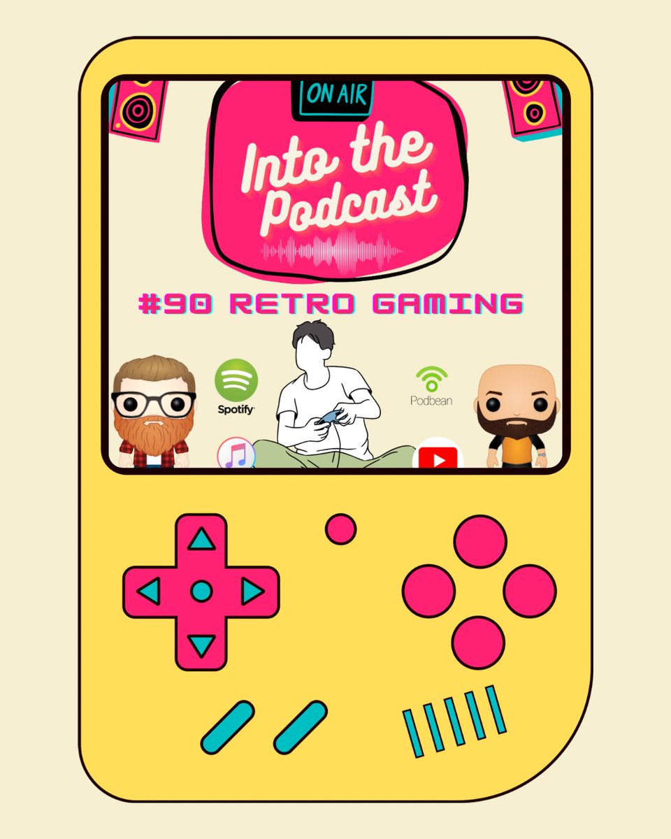 intothepod's tweet photo. On this week’s episode of Into the Podcast, the boys do a deep dive into the nostalgic world of retro gaming, shout out some listener achievements, and still don’t post the episode themselves 🎮

#gaming #GamingCommunity #retrogames https://t.co/axRByd26EK