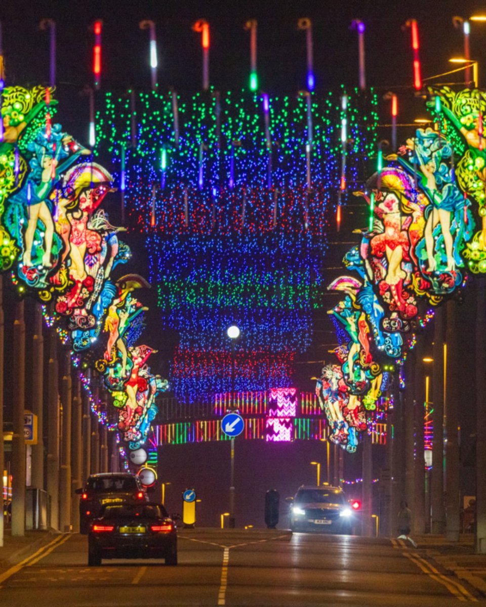 Blackpool Illuminations will sparkle over the festive season, shining nightly until 5 January, 2025 ✨