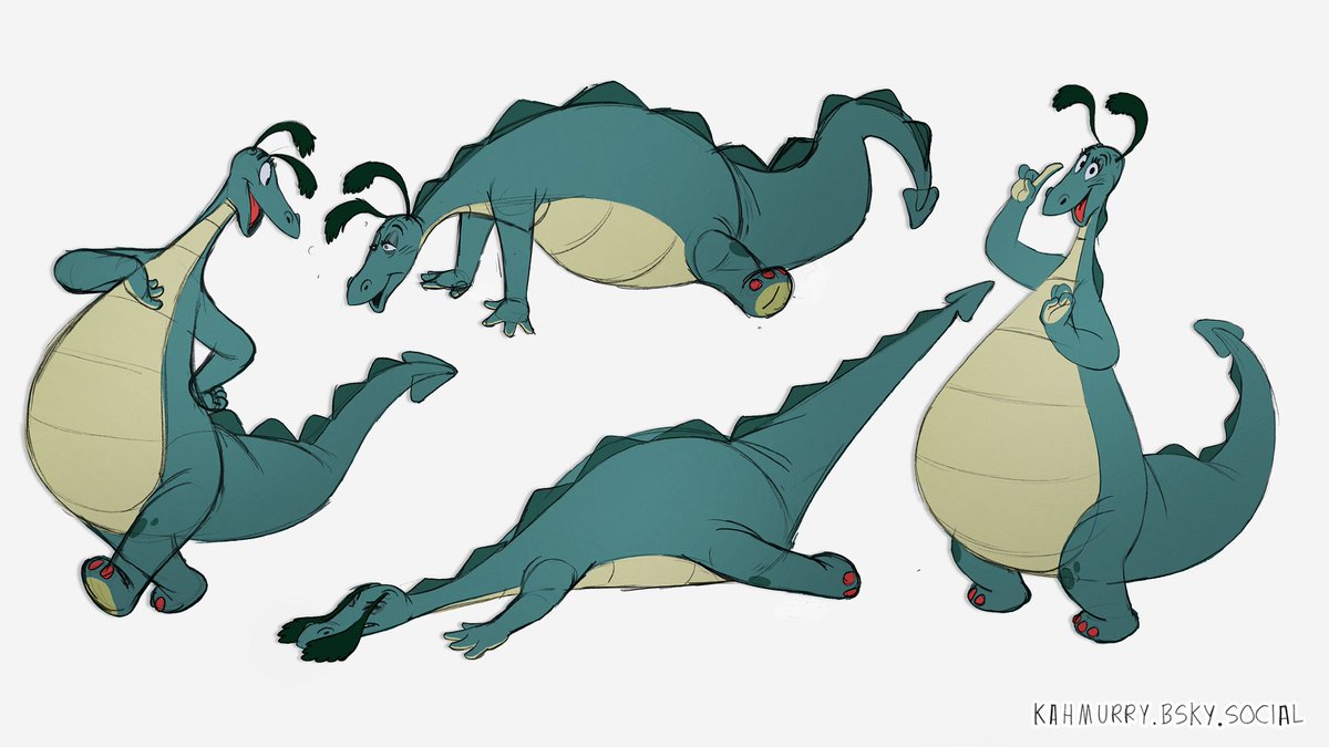 kahmurry's tweet image. some Reluctant dragon drawings I did a bit ago