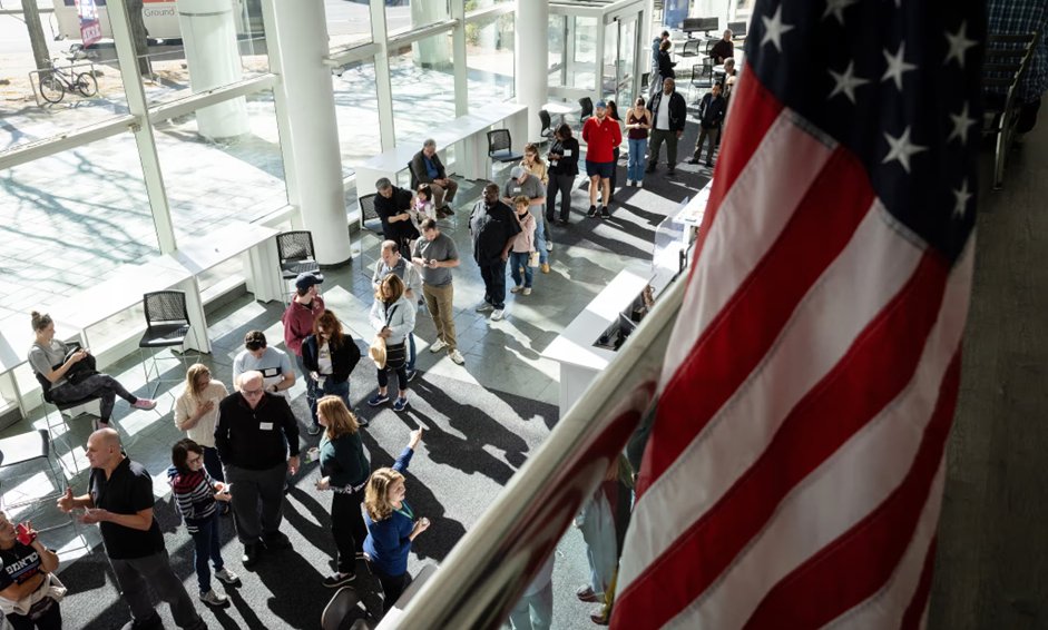 Americans enjoy one last vote for old times’ sake