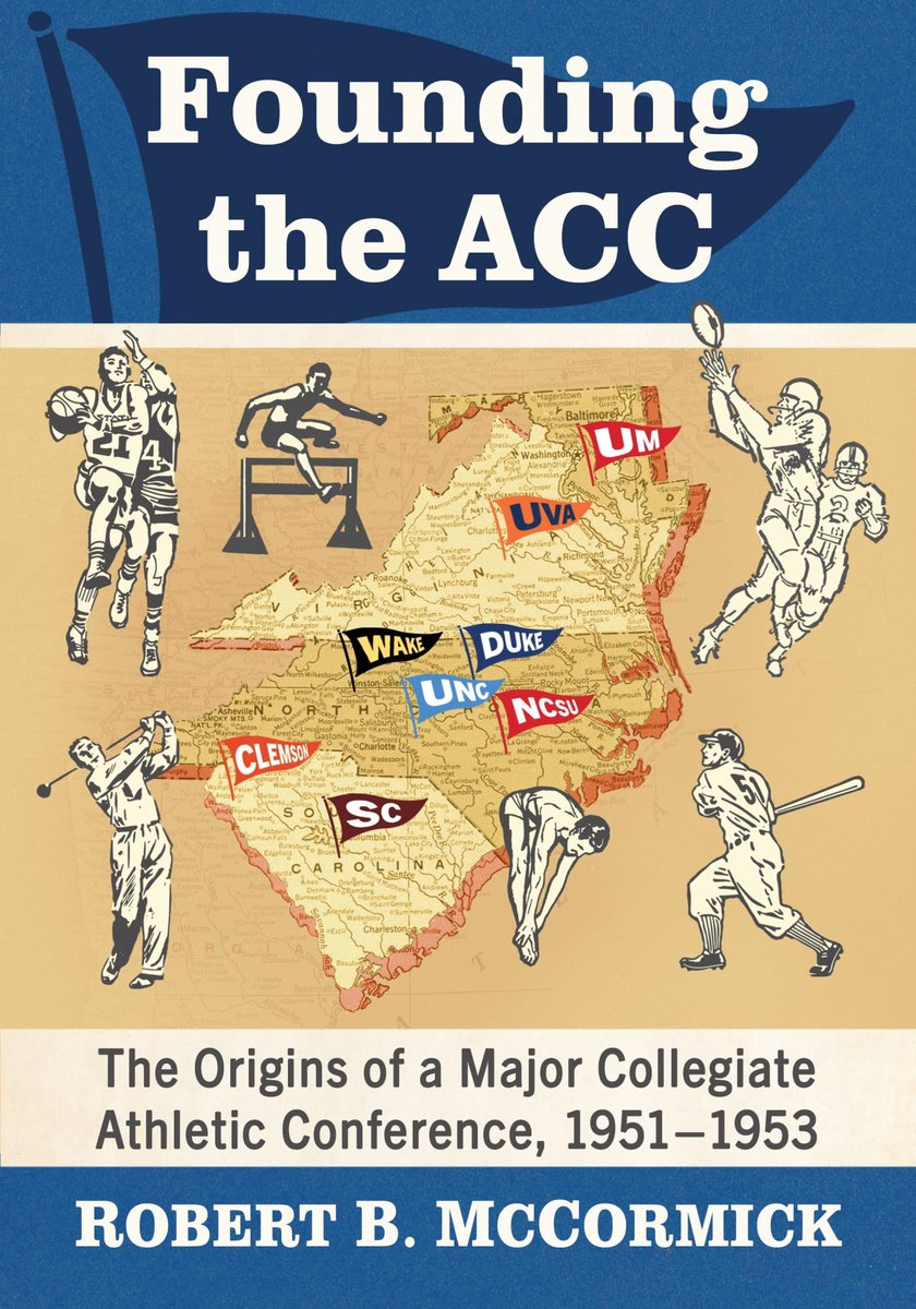 Chapel_Apple's tweet photo. Join NYCC w/ author Robert B. McCormick as he discusses book Founding the ACC

Host: Larry Keith ’69 who had an illustrious career at Sports Illustrated as a reporter, writer, senior editor, Assistant Managing Editor, and Editorial Projects Director.

Mon Nov 11 7p (zoom in bio) https://t.co/SBELCWCxQU