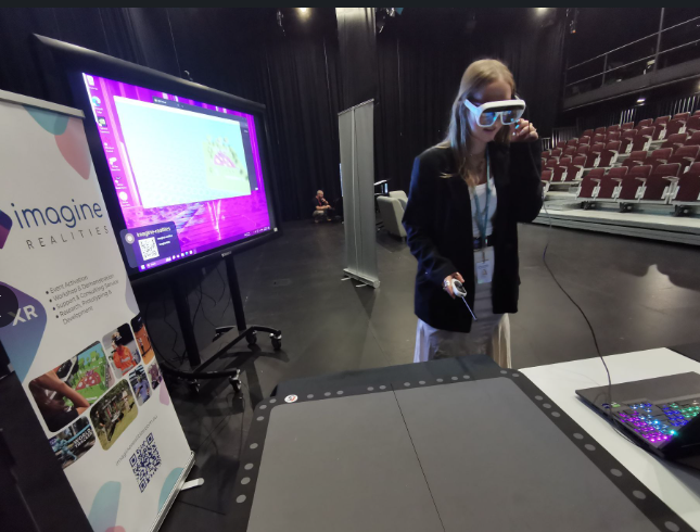 Imagine Realities is at it again! Showcasing Tilt Five at #GCBusinessWeek. We're excited to see the Gold Coast is excited about holograms.