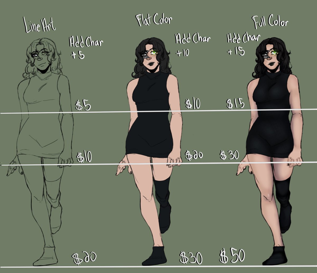 _m4dds_'s tweet image. Commissions are open!!
Here are the prices and will dos/wont dos. + examples of work
I accept Paypall, Cashapp, Venmo, and Zelle!
If you would like one please feel free to dm me!
#commission_art #commissions #art #artist