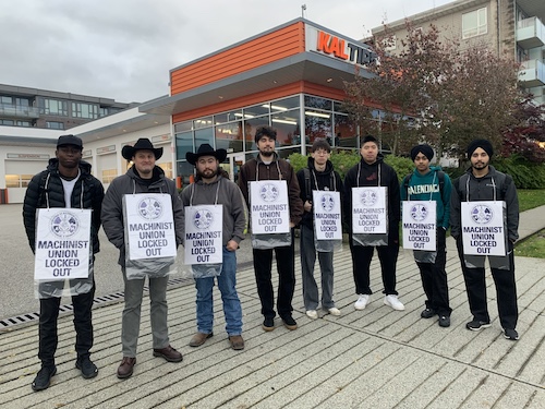 iamunioncanada's tweet photo. IAM Local 1857 Members Locked Out at Kal Tire, Burnaby, Stand Firm Against Wage Concessions

IAM Automotive Local 1857 members at Kal Tire Branch K669 in Burnaby were locked out today following a challenging round of bargaining

https://t.co/EGb5CQzN0u https://t.co/nOohybz53Q