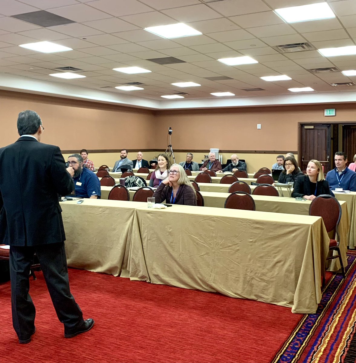 69th Annual New Mexico Water Conference attendees are hearing talks on a variety of crucial themes, including:

🌎 Environmental justice
⚖️ Water administration 
🚰  Infrastructure 
💦 Emerging clean water issues
🚿 Water quality 
🌟 Youth engagement