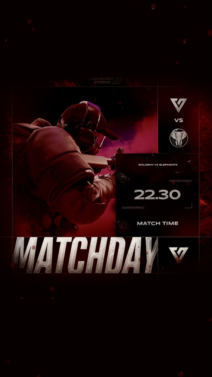 GoldenVgg's tweet photo. 𝙈𝘼𝙏𝘾𝙃𝘿𝘼𝙔!
ESEA EU Open League Season 51'de 10. Rakibimiz Elephants ile 22.30'da karşılaşıyoruz! #WinForGoldenDays 💫 #GLHF https://t.co/gP95DBGvFg