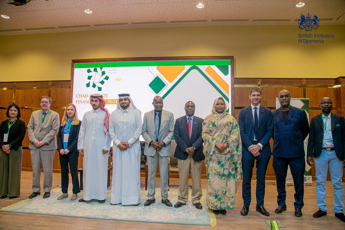 🇬🇧🇹🇩 Afin de soutenir le Tchad dans l'accès au financement climatique, j'ai présidé, aux côtés de Madame la Ministre Déléguée aux Affaires Étrangères et du Représentant Résident du PNUD, au lancement de l'Expo sur le Financement Climatique au Tchad 2024. #ChadClimateExpo2024
