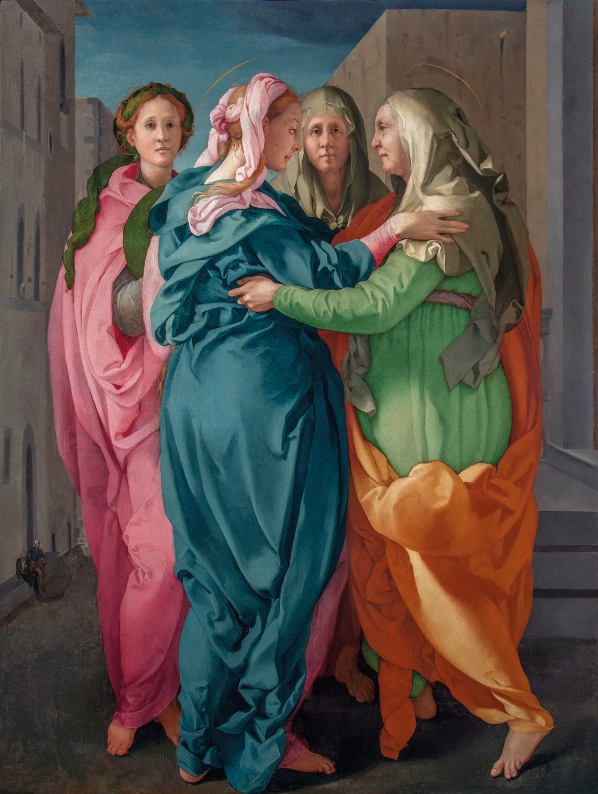 Victoria_S_Reed's tweet image. For the feast day of St. Elizabeth, mother of John the Baptist, who rarely gets to play a starring role in the history of art.