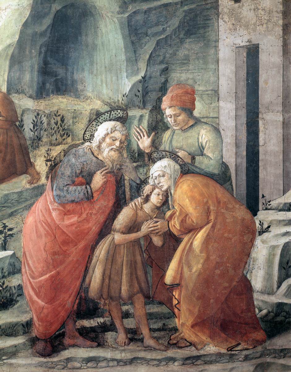 Victoria_S_Reed's tweet image. For the feast day of St. Elizabeth, mother of John the Baptist, who rarely gets to play a starring role in the history of art.