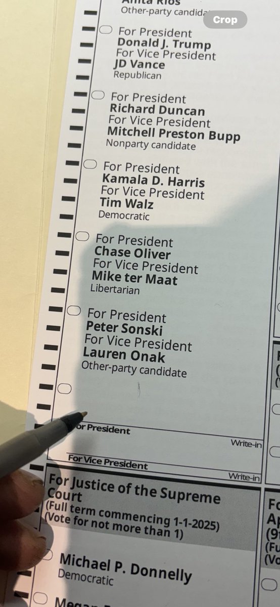 Roger1stCFalls's tweet image. I went with 
@ed_in_columbus  
#WriteIn
#MakeXGreatAgain