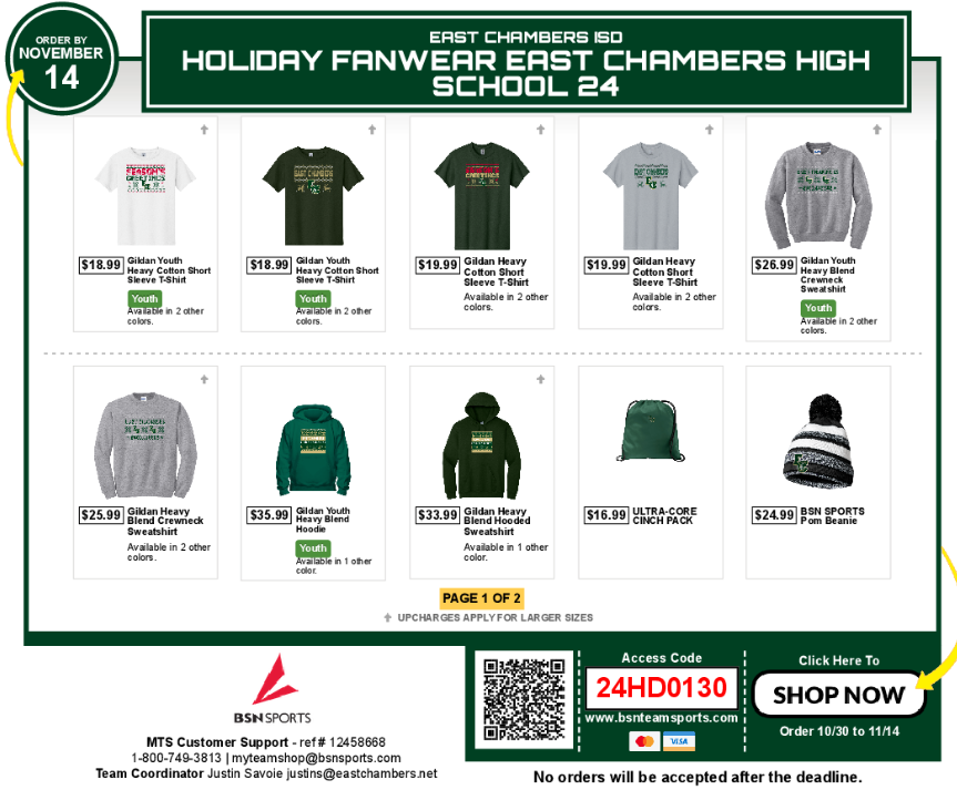 ECBucsBaseball's tweet photo. We've opened our team shop early so you can order for Christmas. Gift your favorite Buc with EC baseball gear or some EC Holiday apparel.

Each link will take you to a separate shop.
https://t.co/TvYXy9MWdb
https://t.co/QW2po1p2x0 https://t.co/CaKkDYPSfH