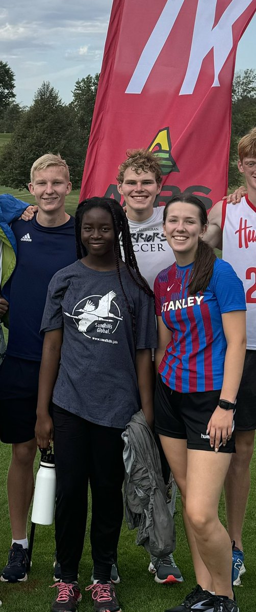 2024 - Most Improved Runner, Max Prochnow and Gracious Okojokwu 
2024 Coaches Award winners Carl Linnebo and Elisabet Raen.