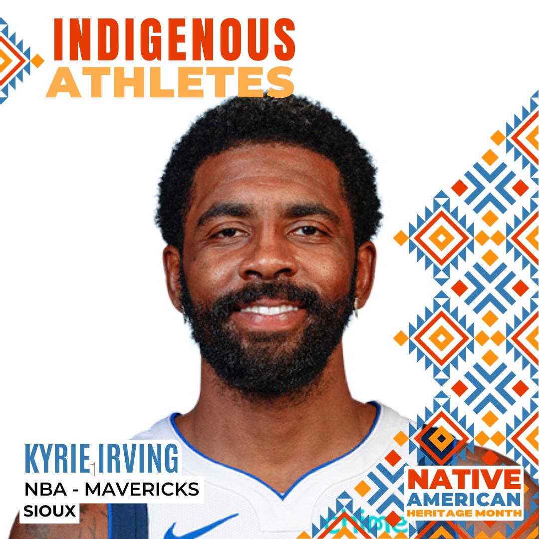 epicsportscom's tweet photo. It's Native American Heritage Month and we're highlighting some of the current Indigenous Athletes...

Kyrie Irving plays for the Dallas Mavericks. He's a part of the Standing Rock Sioux Tribe. 

You may have seen him wear Native-inspired sneakers - ANTA KAI 1 “Chief Hélà” to pay homage to his Native American heritage and honor his gifted Lakota name meaning “Little Mountain”. 

What do you think of the shoes?