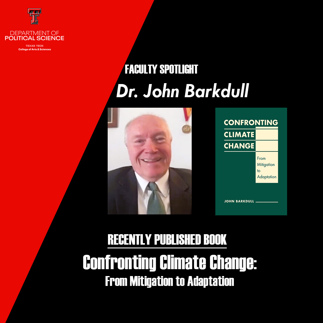 Texas Tech University Political Science (@ttupolisci) on Twitter photo Dr. John Barkdull, an Emeritus TTU Political Science Professor, recently published a book called 'Confronting Climate Change'. Links below to the publisher website with a short book description and a Video Interview done for GCTV.
rienner.com/title/Confront…
globalconnectionstelevision.com/video-gallery/… Dr. John Barkdull, an Emeritus TTU Political Science Professor, recently published a book called 'Confronting Climate Change'. Links below to the publisher website with a short book description and a Video Interview done for GCTV.
rienner.com/title/Confront…
globalconnectionstelevision.com/video-gallery/…