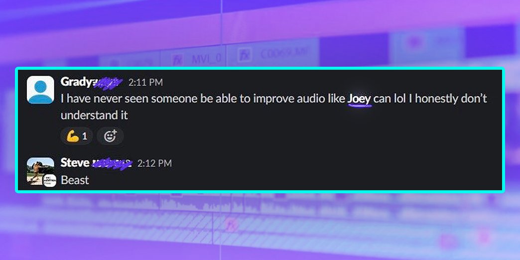 Joey | Video Editor tweet media