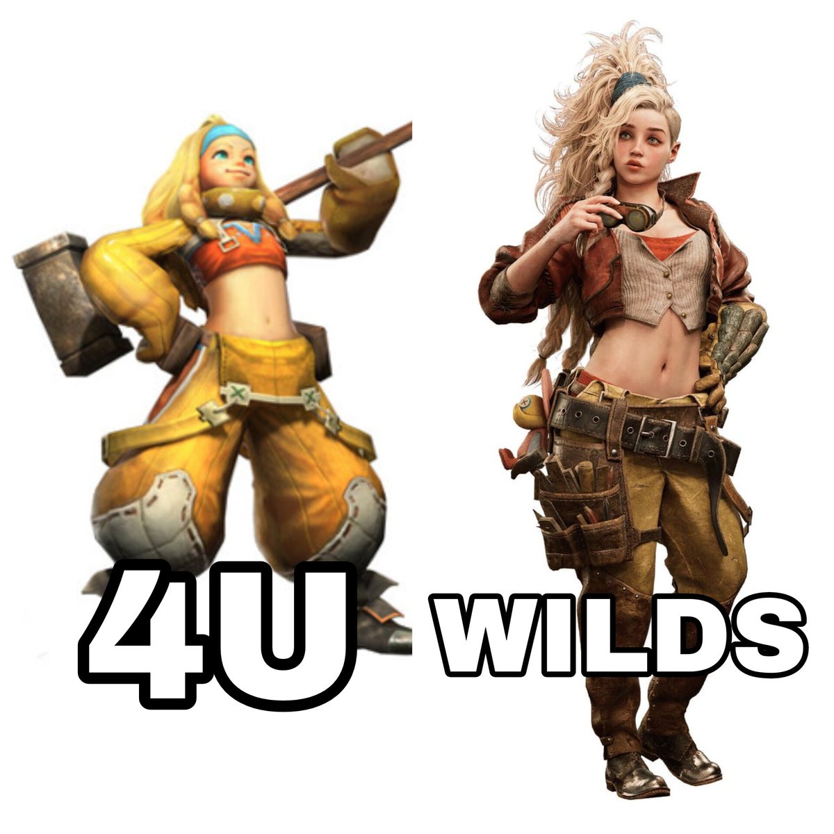 MidnightBoshi's tweet image. I love how in both Monster Hunter World and MHWilds, 4U is like SUCH an important game!
Aiden being Ace Cadet, Gemma being Little Miss Forge, and Ace Lancer being Fabius!

I mean 4U is PEAK so it's no wonder they take so much from it!