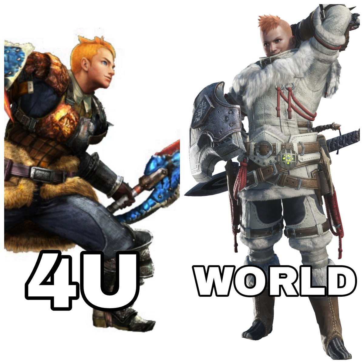 MidnightBoshi's tweet image. I love how in both Monster Hunter World and MHWilds, 4U is like SUCH an important game!
Aiden being Ace Cadet, Gemma being Little Miss Forge, and Ace Lancer being Fabius!

I mean 4U is PEAK so it's no wonder they take so much from it!