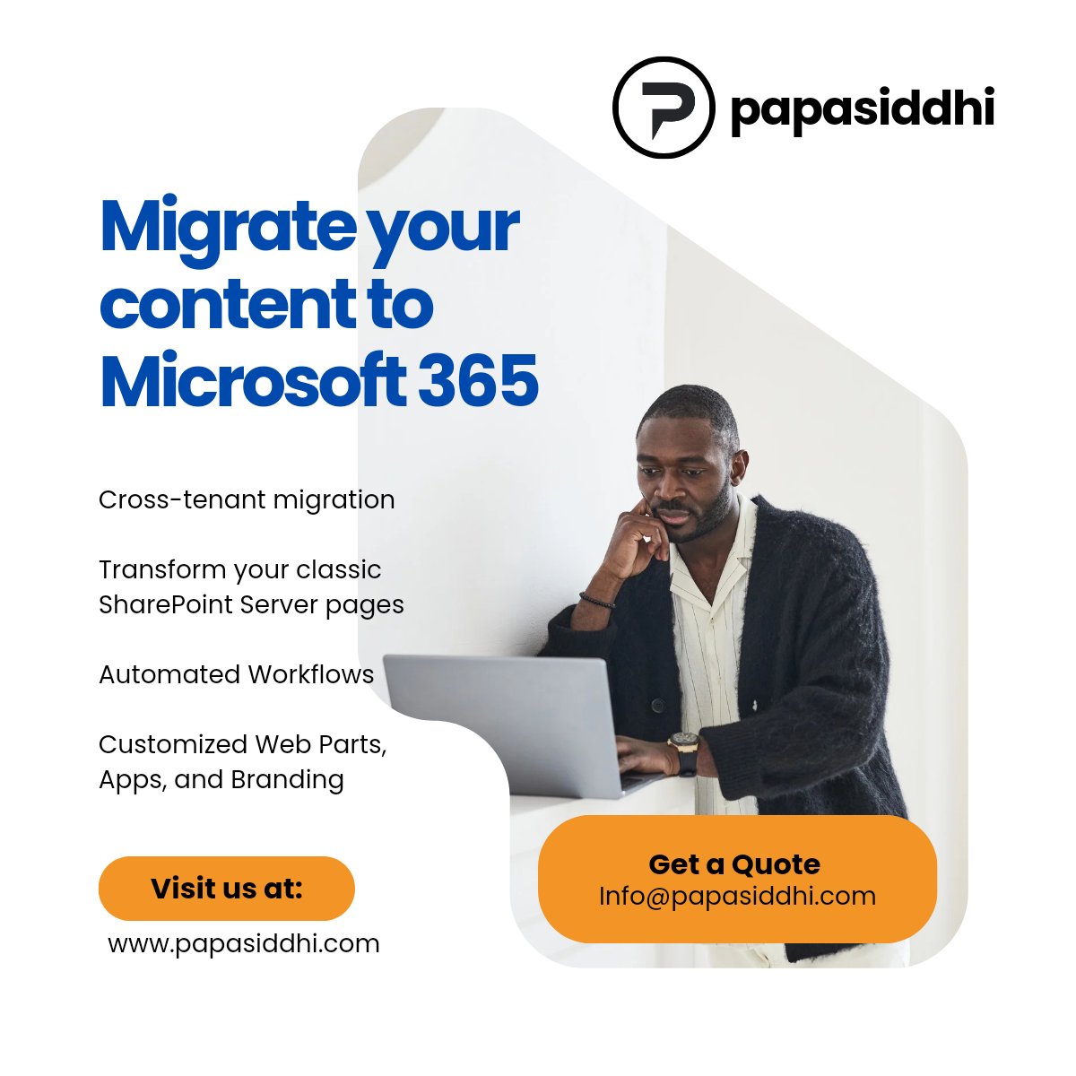 papasiddhi's tweet image. 🚀 Seamlessly Migrate Your Content to Microsoft 365 with Papasiddhi IT Services!
#Microsoft365 #SharePointMigration #DigitalTransformation #Papasiddhi #CloudMigration #BusinessSolutions #Automation #Productivity #SharePoint #SoftwareDevelopment #webdeveloper