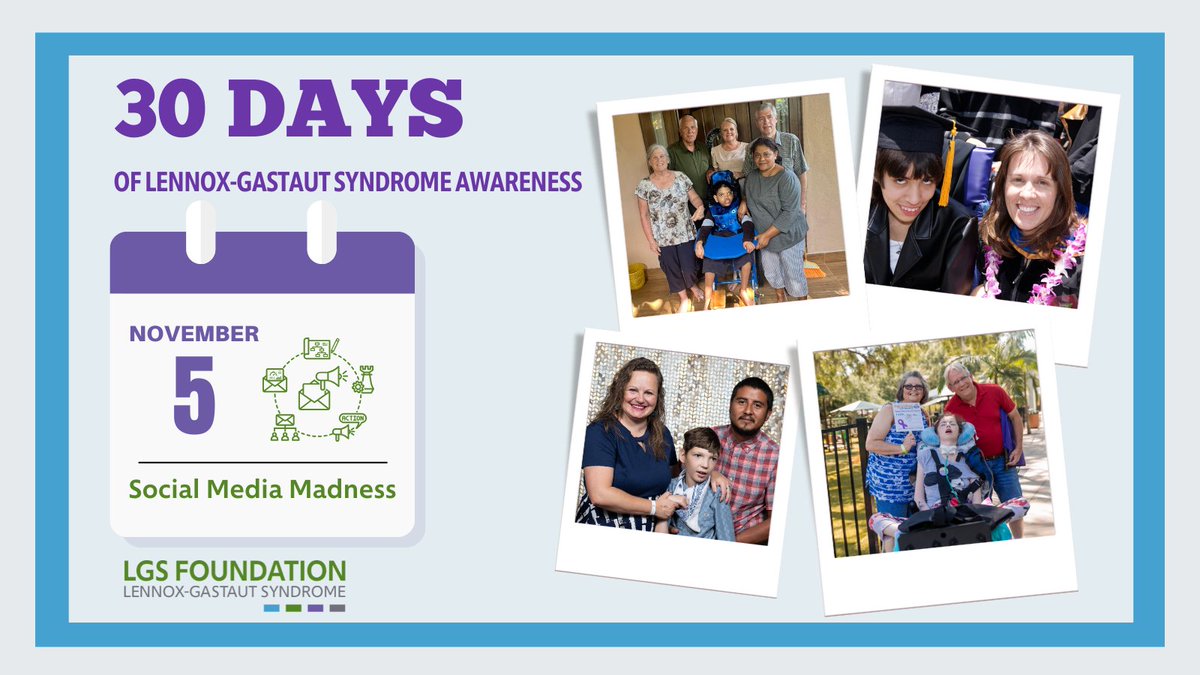 LGS_Foundation's tweet photo. Share a post from the LGS Foundation on your social network. ๐ฒ
#LennoxGastautSyndrome #LGSAwareness #IlluminateForLGS #EpilepsyAwarenessMonth https://t.co/PubuK3slIe