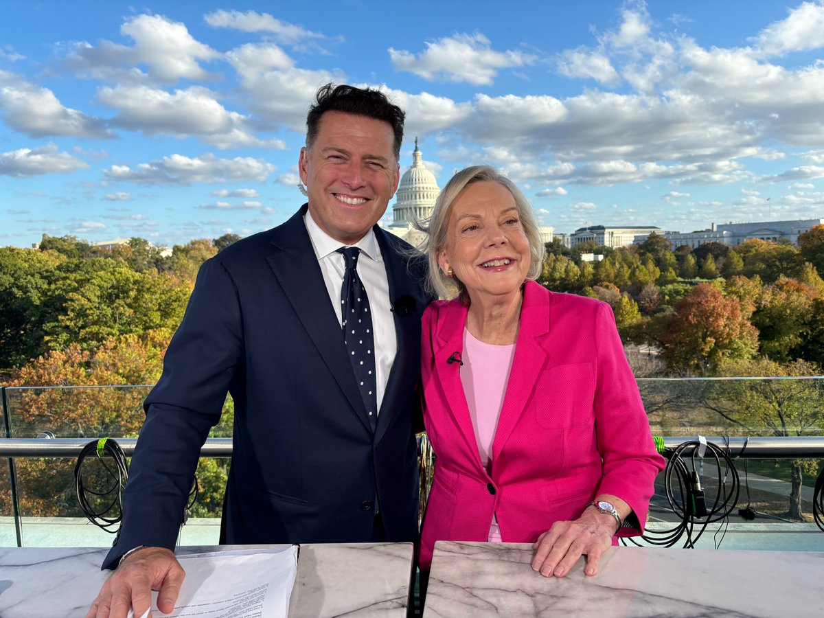 Thoroughly enjoyed talking Election Day in DC with the anchor <a href="/karlstefanovic/">Karl Stefanovic</a> on <a href="/TheTodayShow/">The Today Show</a> on <a href="/9NewsAus/">9News Australia</a>. That’s the real deal behind us.
