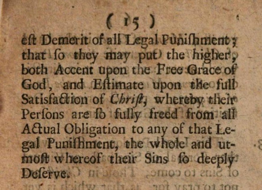 ParticularBapt's tweet image. 🧵Thomas Gilbert is extremely helpful on prayer for the pardon of sin.

Those in Christ are to pray for the removal of sin, that in its very nature is deserving of dreadful legal punishments; from which legal punishments they have been freed from, upon first believing in Christ.