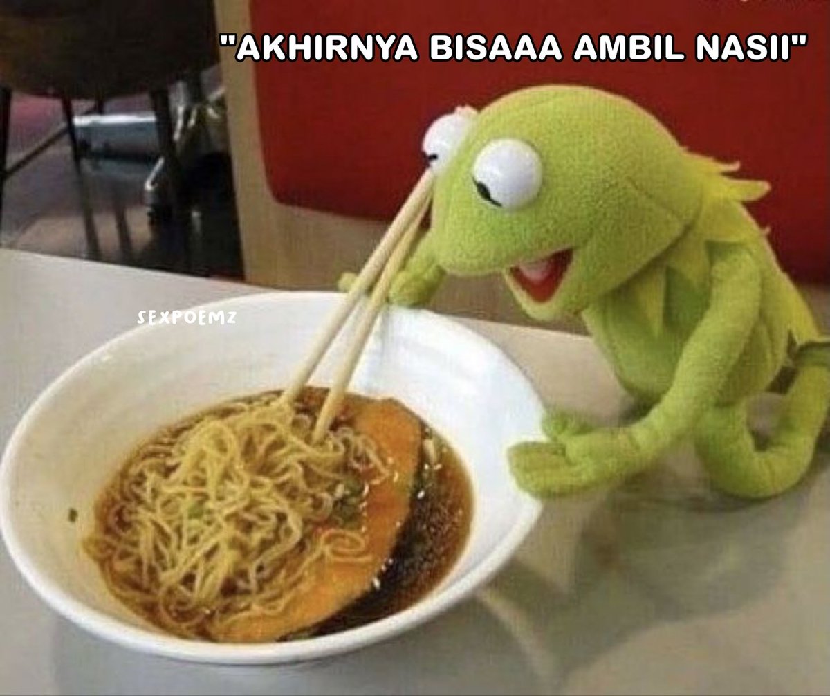 yang aku rasakan ketika berhasil makan nasi pakai sumpit