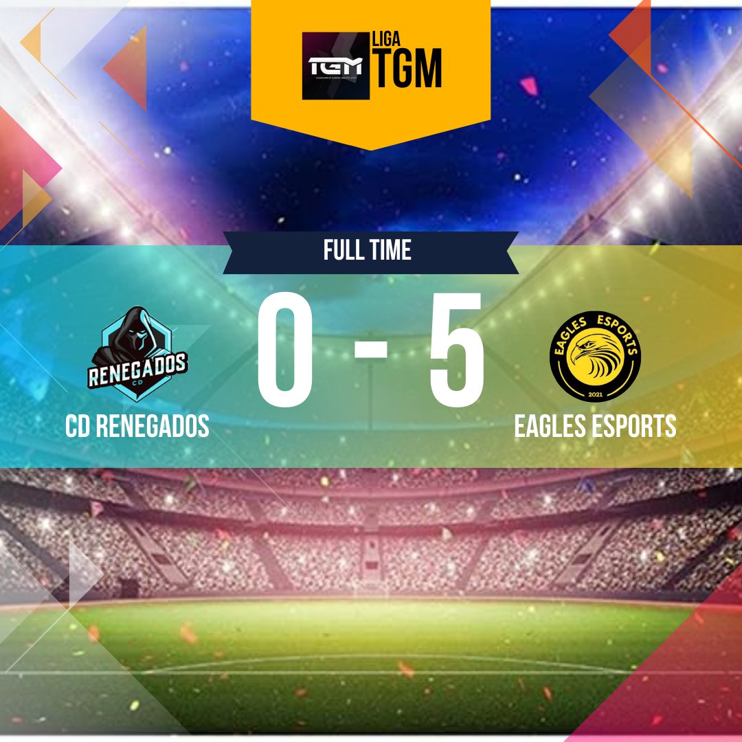 eFutureRNG's tweet photo. ❌DERROTA❌

@LigaTGM 

@CRenegados 0⃣🆚5⃣ @Eagles11vs11 

#FORZARENEGADOS https://t.co/oQvnos0gB4