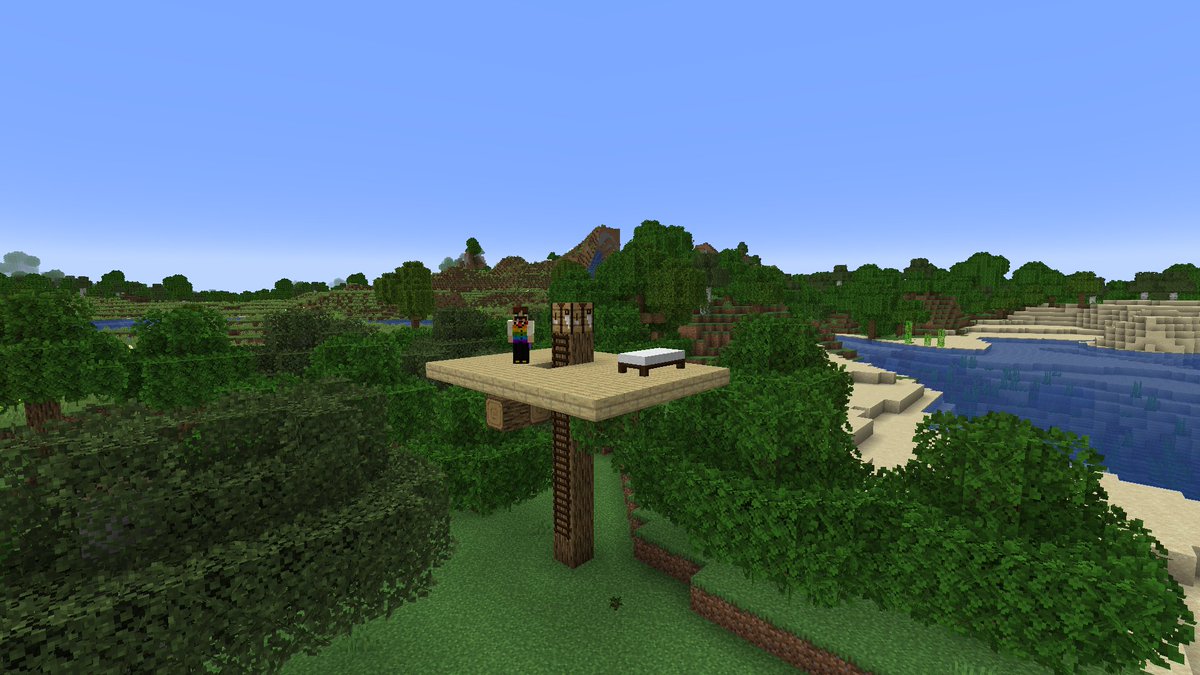 MisterVloop's tweet image. We started a #MinecraftHardcore world today. Got a nice cozy house on a tree, but skellies ended my joy in 1h30 minutes of game. 🤣
We'll try it again tomorrow!
Thanks for the raid @CalTheKnight 
We raided our friend @AvoMinecraft 
#twitchstreamer #minecraft 
❤❤❤