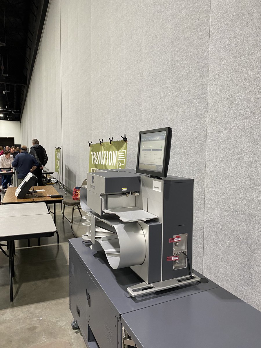 BREAKING- Milwaukee election officials say doors on all of their 13 tabulation machines were “not properly closed.” 
They say “out of an abundance of caution” they will re-run all of the already processed ballots through the machines. Expected to delay results by hours.