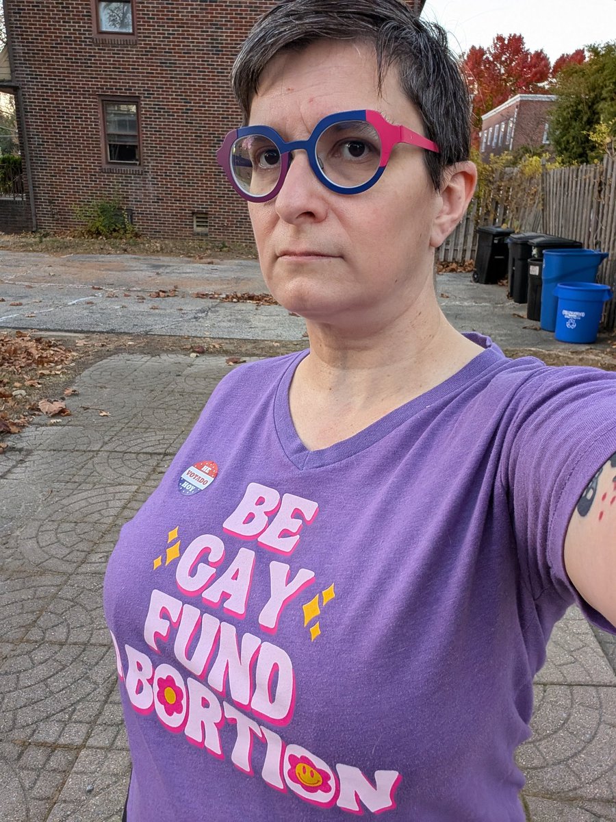 I love that there are so many options for voting in my state but since I could vote in person on Election Day I did.