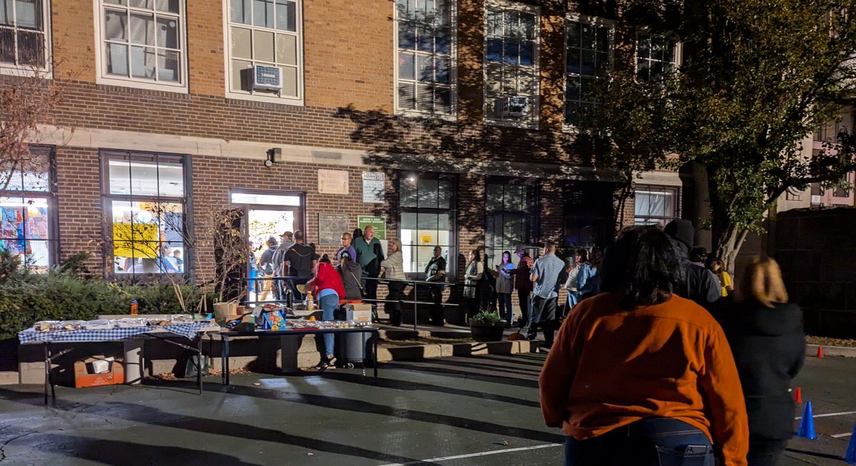 universalhub's tweet image. There's a line at the Conley in Roslindale. There's never a line at the Conley.