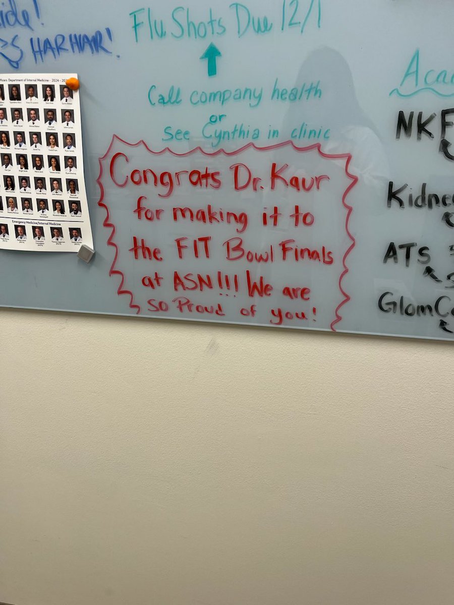 Sandeep Kaur, MD (@sandeepkaurmd) on Twitter photo Returned from vacation to a heartwarming surprise. So grateful to work with such amazing people - truly feeling blessed!
<a href="/HFHNephFellow/">Henry Ford Nephrology</a> #nephrology #MedEd Returned from vacation to a heartwarming surprise. So grateful to work with such amazing people - truly feeling blessed!
<a href="/HFHNephFellow/">Henry Ford Nephrology</a> #nephrology #MedEd