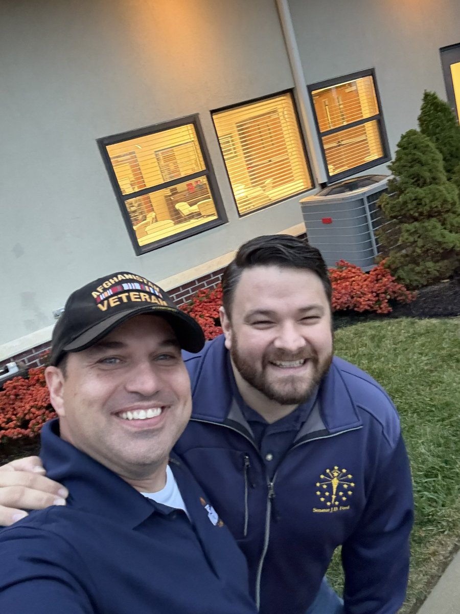 My buddy <a href="/JD4IN29/">JD Ford</a> came to say hi at the polls!